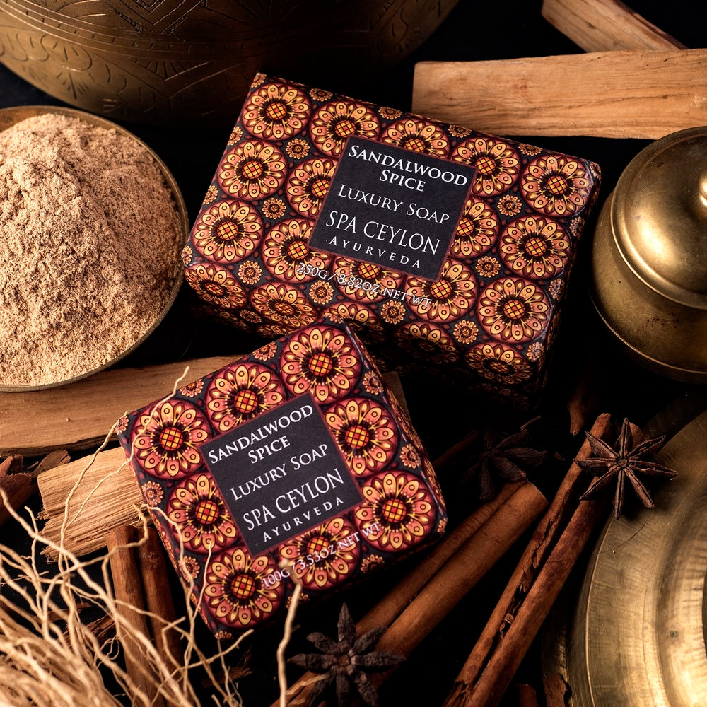 SANDALWOOD SPICE - augalinis muilas, 100 g