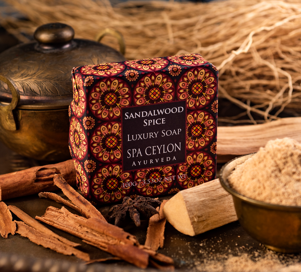 SANDALWOOD SPICE - augalinis muilas, 100 g