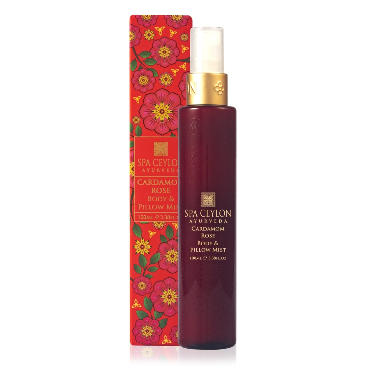 CARDAMOM ROSE - kūno ir patalynės dulksna, 100 ml