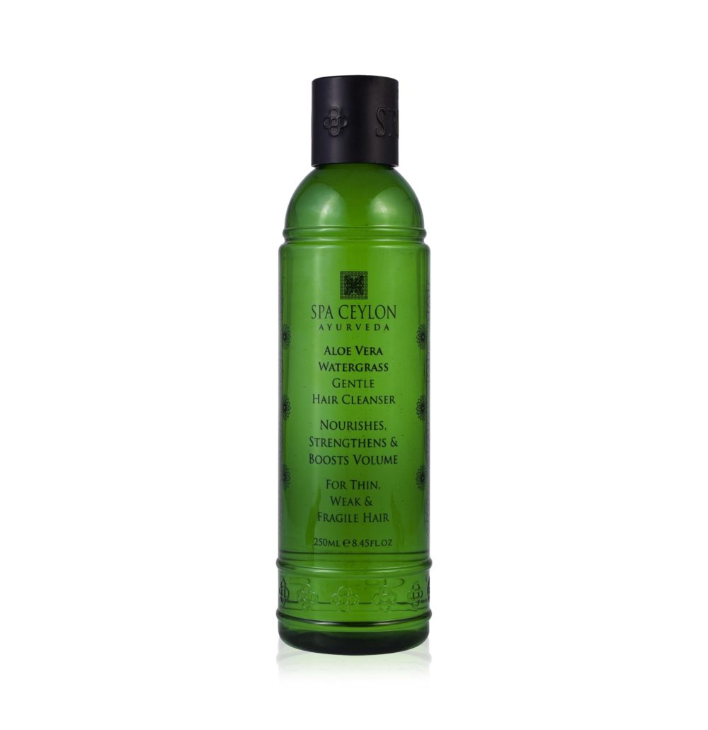 ALOE VERA WATERGRASS - apimties suteikiantis šampūnas ploniems plaukams, 250 ml