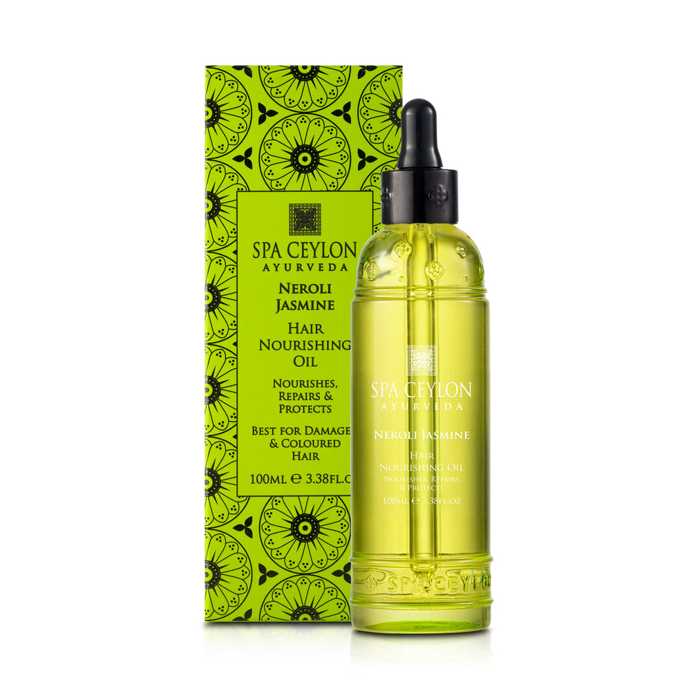 NEROLI & JASMINE ajurvedinis plaukų aliejus – maitinimas ir apsauga, 100ml