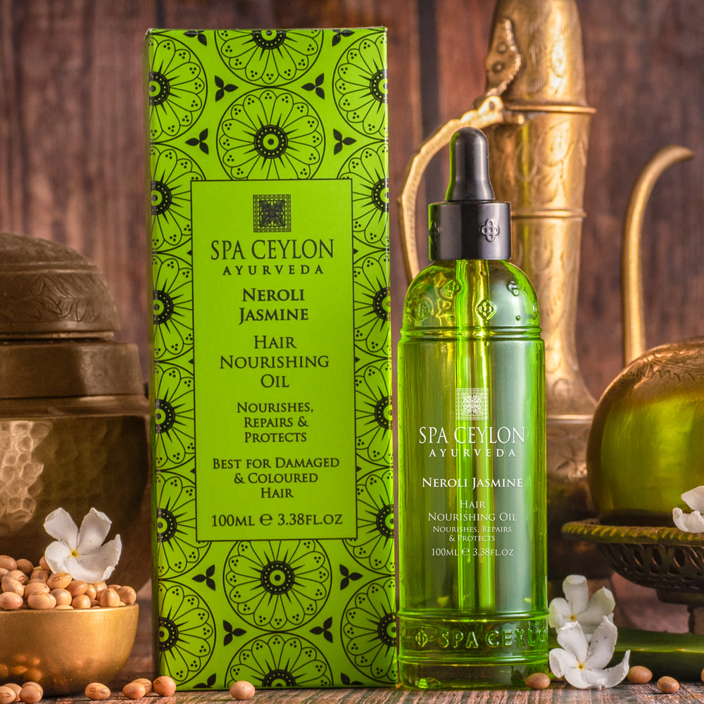NEROLI & JASMINE ajurvedinis plaukų aliejus – maitinimas ir apsauga, 100ml