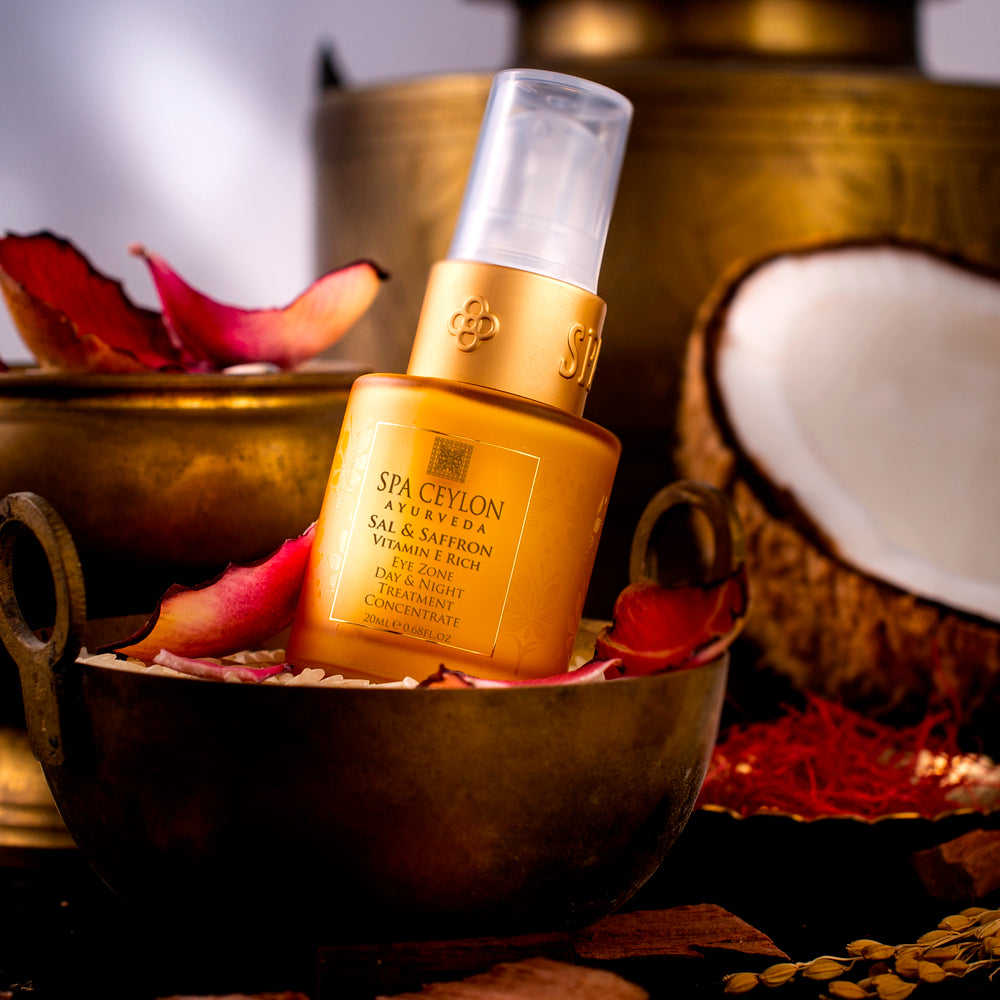 SAL & SAFFRON – drėkinamasis paakių serumas su vitaminu E, 20 ml