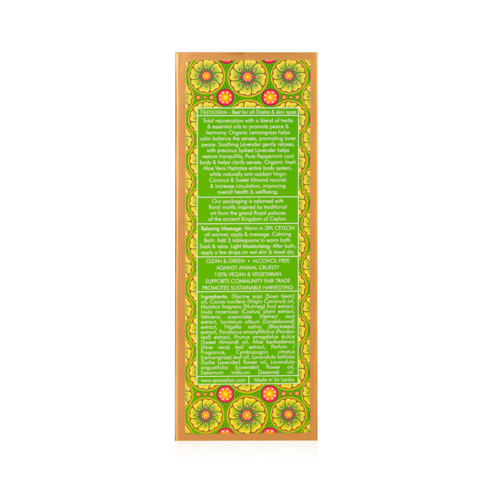 PEACE - harmonizuojantis vonios, masažo ir kūno aliejus, 100 ml