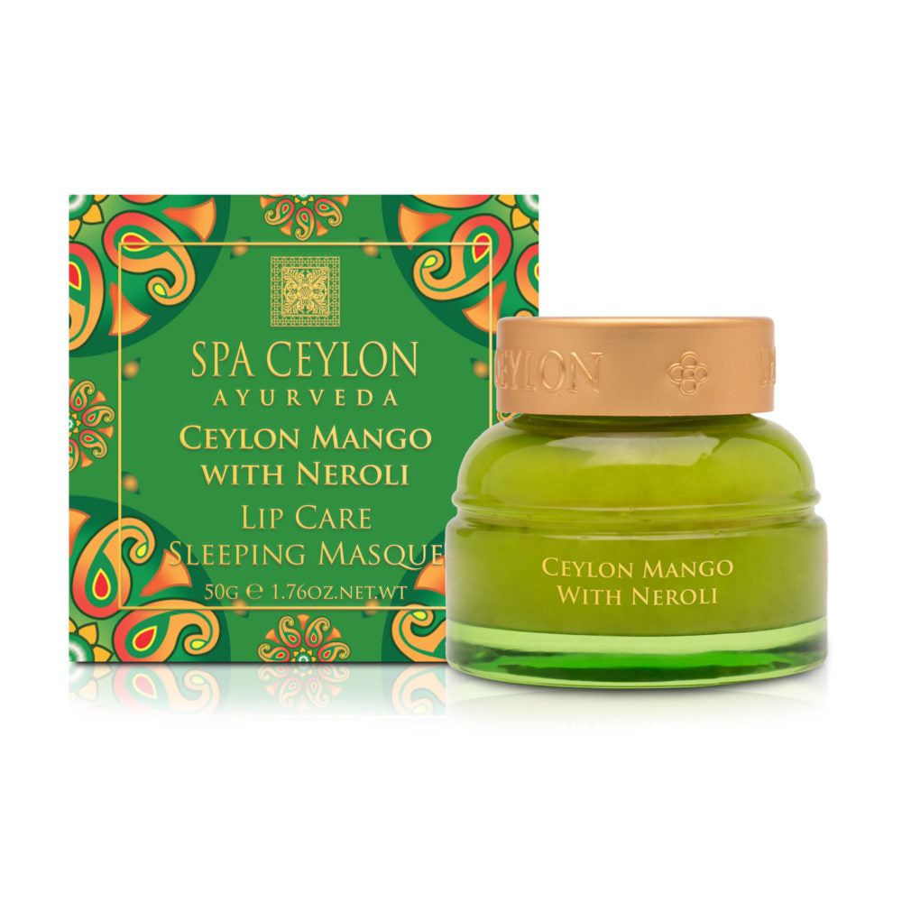 MANGO & NEROLI – maitinamoji naktinė lūpų kaukė su mangų sviestu, 50 g