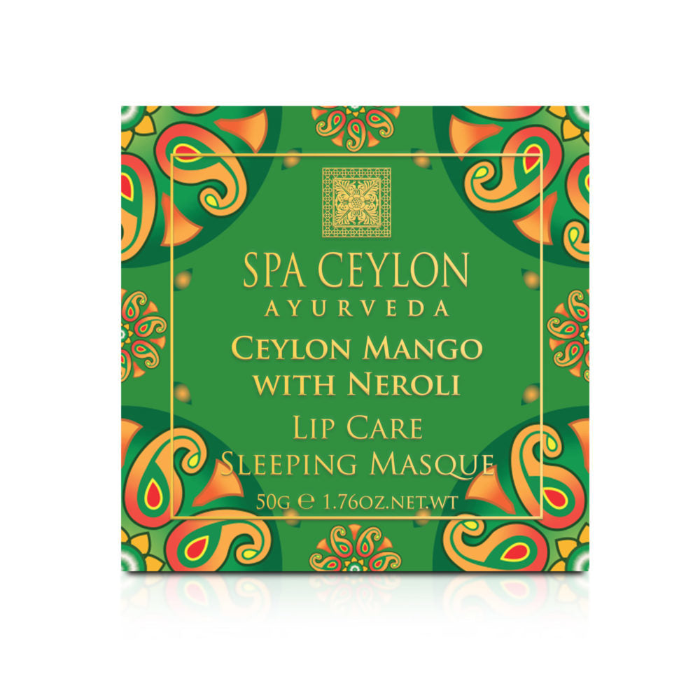MANGO & NEROLI – maitinamoji naktinė lūpų kaukė su mangų sviestu, 50 g