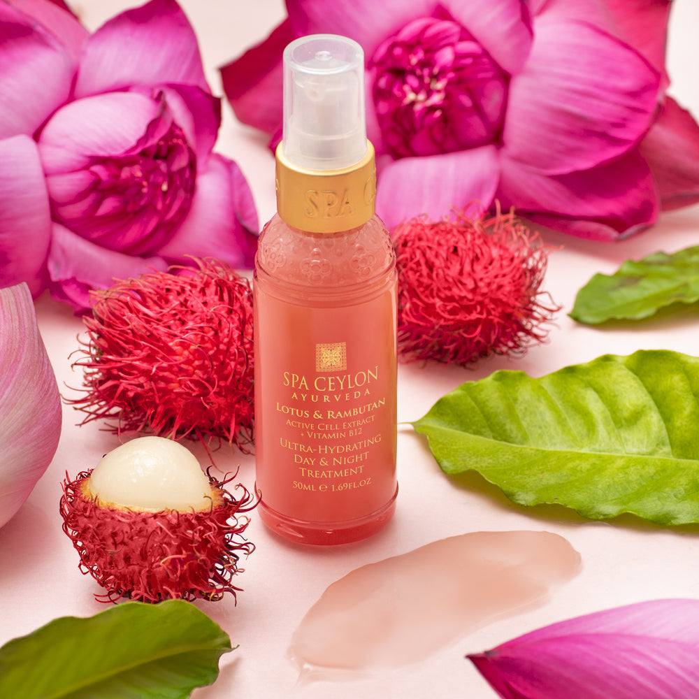 LOTUS & RAMBUTAN - intensyviai drėkinanti veido kaukė, 50 g