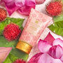 LOTUS & RAMBUTAN - veido prausimosi putos jautriai odai, 100 ml