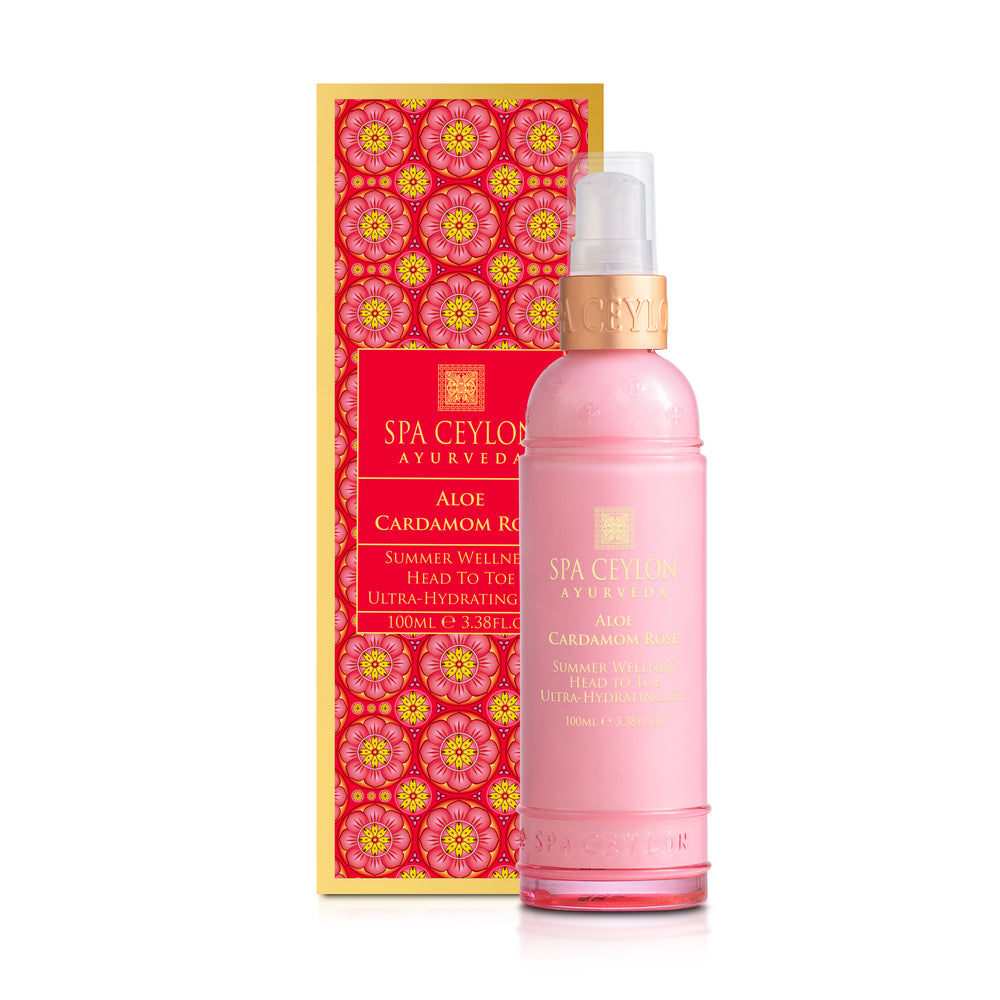 ALOE CARDAMOM ROSE - drėkinamasis alavijų gelis kūnui ir plaukams, 100 ml