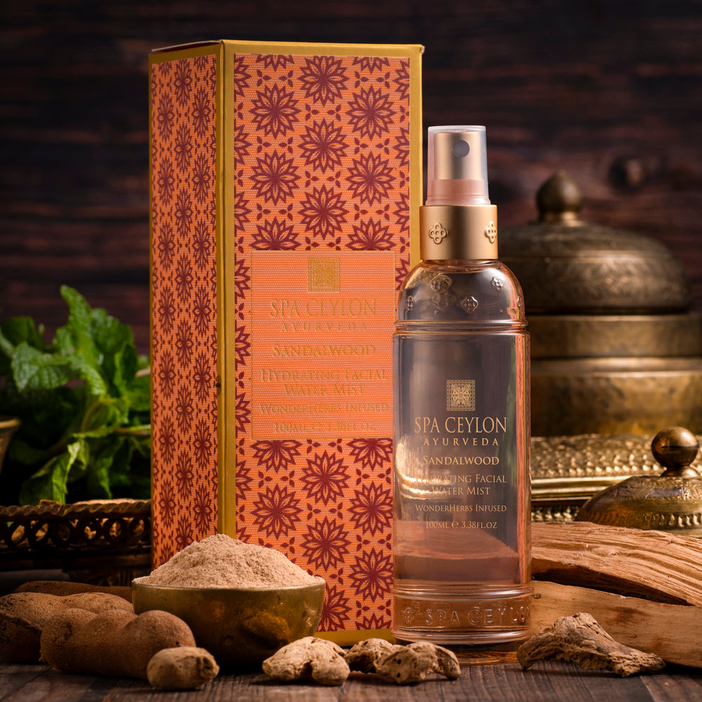 SANDALWOOD - drėkinamoji veido dulksna, 100 ml