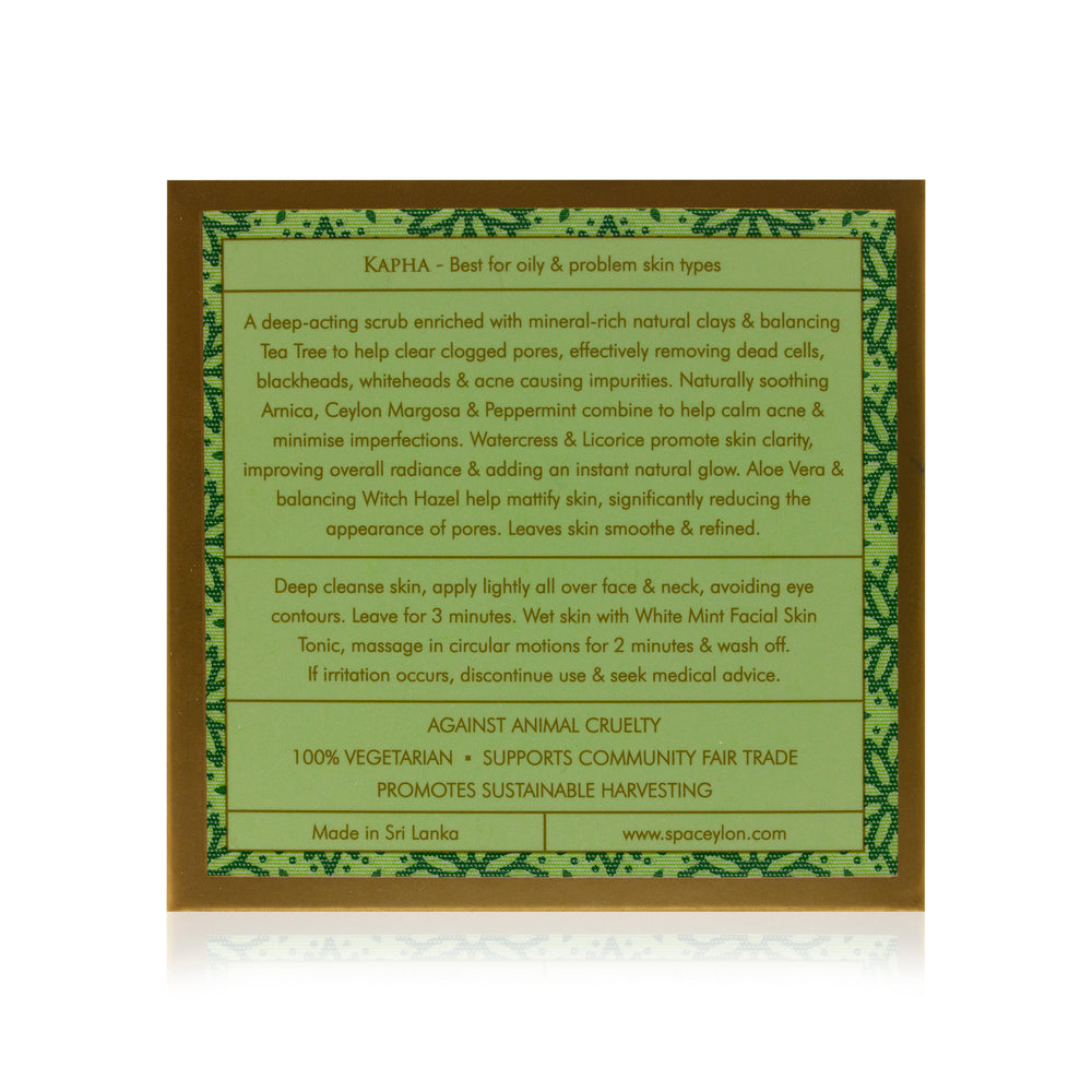 NEEM & TEA TREE - veido šveitiklis su nimbamedžiu ir arbatmedžiu, 100 g