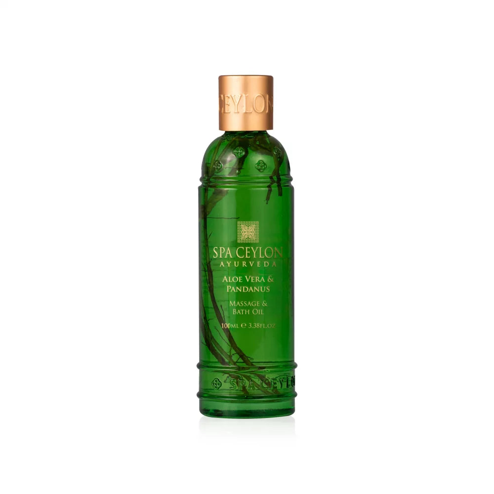 ALOE VERA & PANDANUS - raminamasis vonios ir masažo aliejus, 100 ml