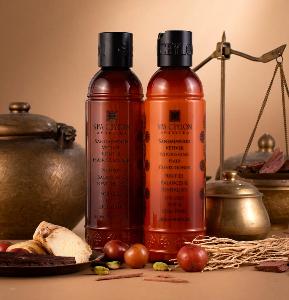 SANDALWOOD VETIVER - šampūnas riebiems plaukams ir skalpui, 250 ml. - Image 3