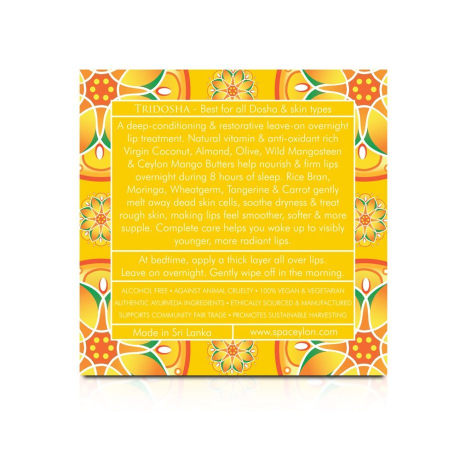 CEYLON ORANGE & AVOCADO – lūpų kaukė, 50 g - Image 4