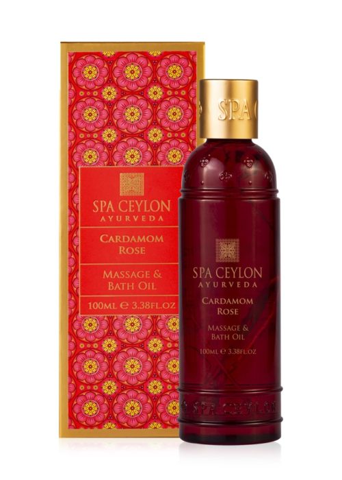 31308_CARDAMOM ROSE - Massage & Bath Oil_Bottle with Box_100ml