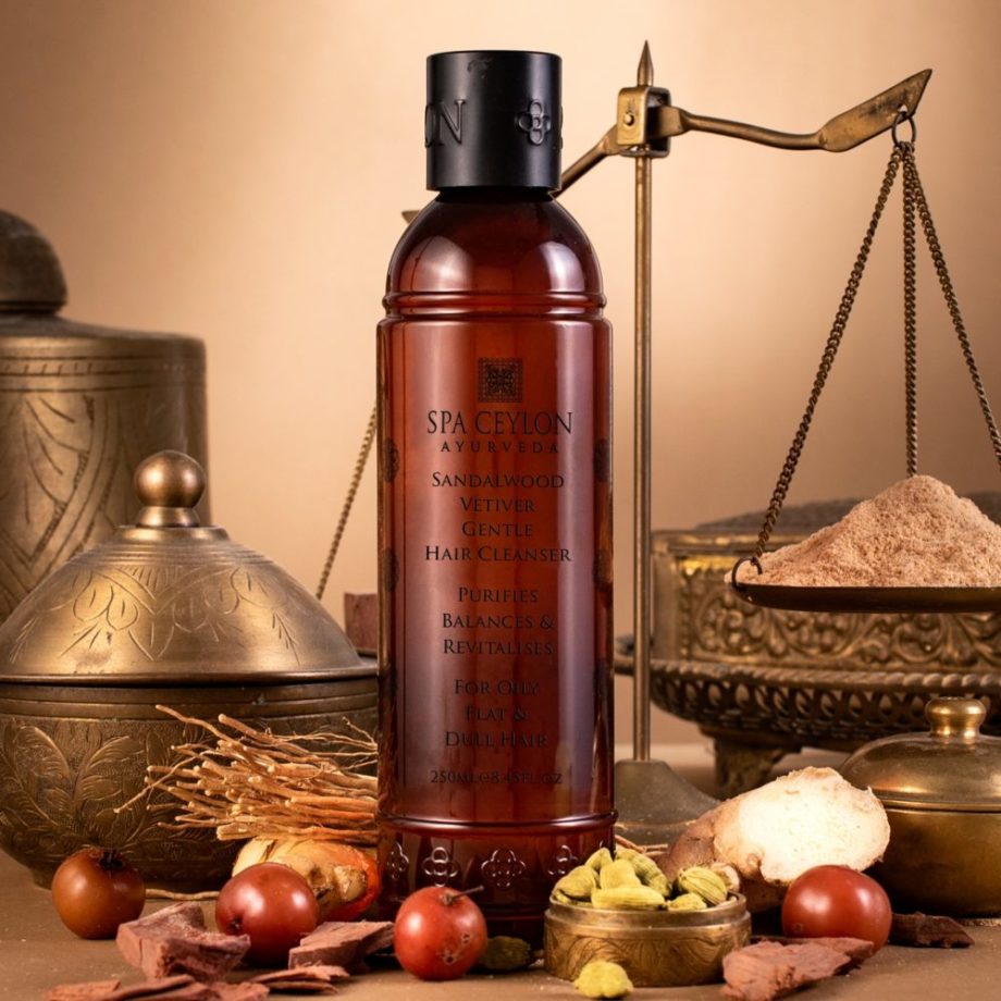 SANDALWOOD VETIVER - šampūnas riebiems plaukams ir skalpui, 250 ml. - Image 2
