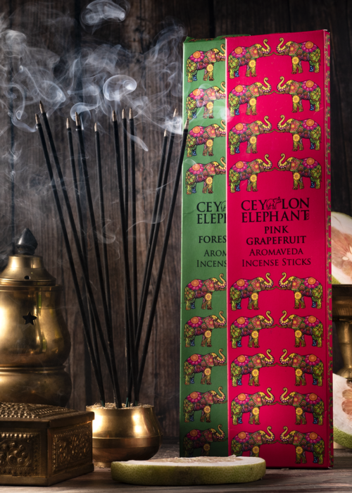 2704 + 2705 - FOREST TRAIL + PINK GRAPEFRUIT - Aromaveda Incense Sticks