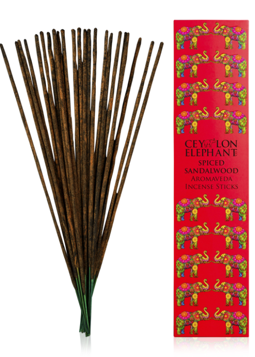 2707 CEYLON SPICED SANDALWOOD - Aroma Veda Incense Sticks (with box)