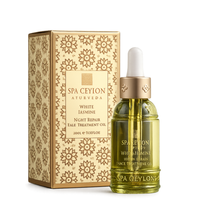 WHITE JASMINE - naktinis veido aliejus su jazminais, 30 ml