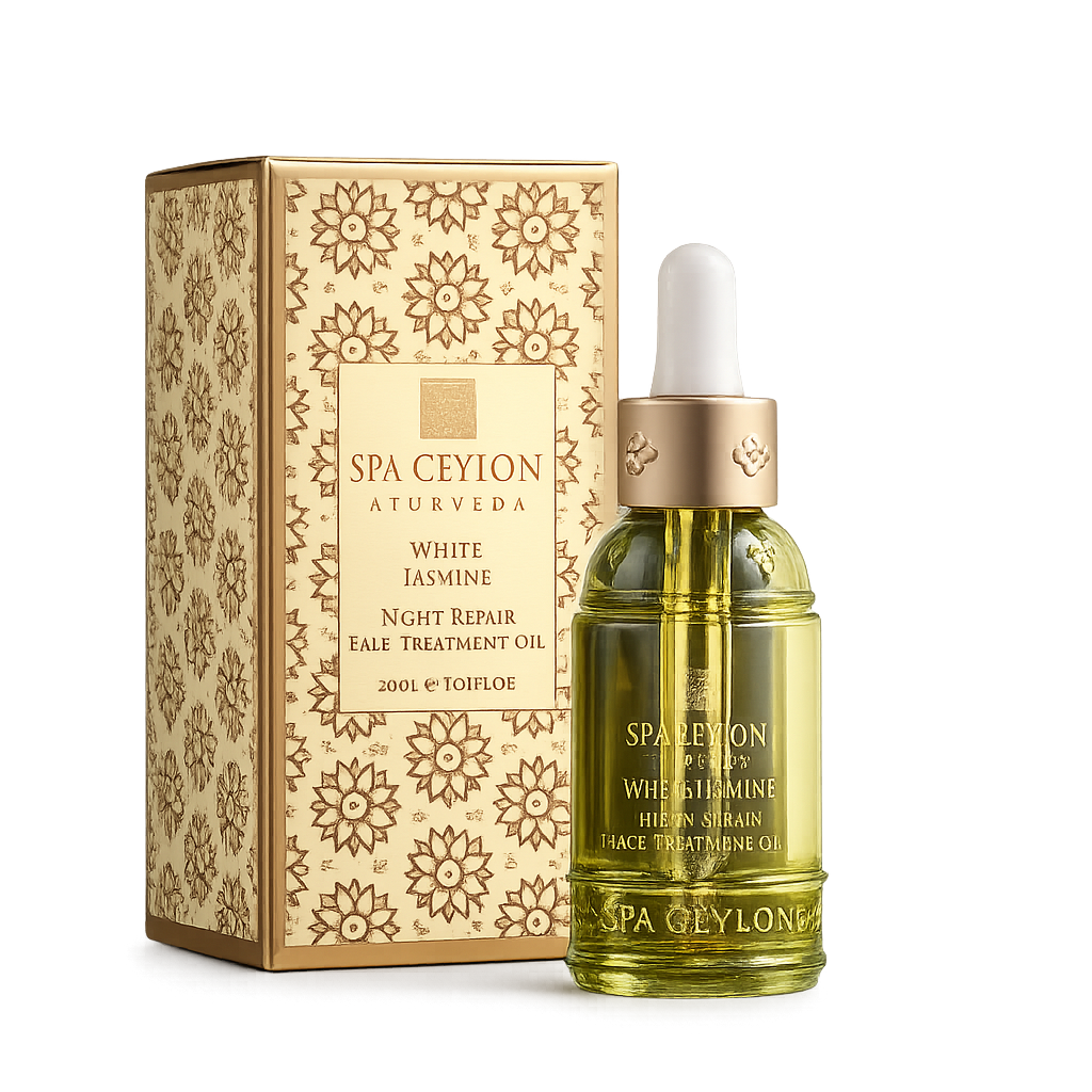 WHITE JASMINE - naktinis veido aliejus su jazminais, 30 ml