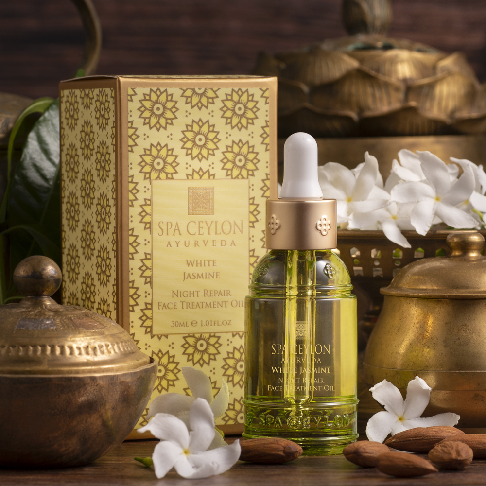 WHITE JASMINE - naktinis veido aliejus su jazminais, 30 ml - Image 2